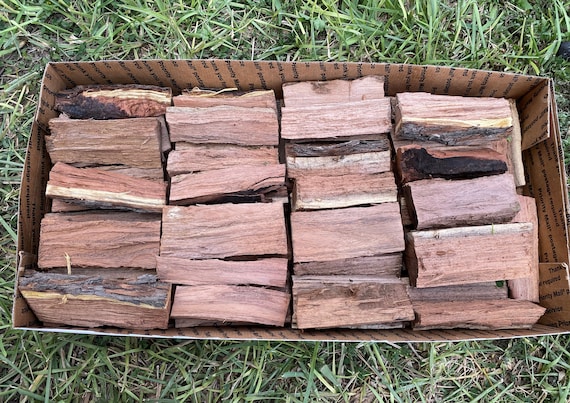 Mesquite Wood Chunks Bbq Chunks Wood For Smoking Meat Etsy
