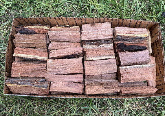 Mesquite Wood Chunks Bbq Chunks Wood For Smoking Meat Etsy