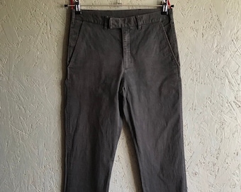 Vintage PRADA Women's Pants / Rare Sport Trousers Size 52 Dark Gray