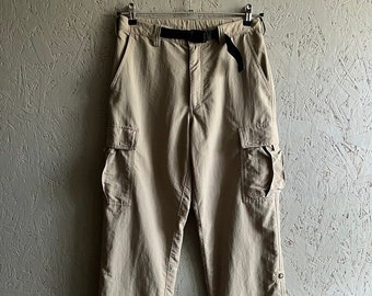 Vintage The North Face Men's Outdoor Cargo Pants Size M Color Beige