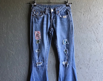 【True Religion】トュルーレリジョン ブーツカットデニム 27/33 True Religion トゥルーレリジョン ジーンズ ブーツカット