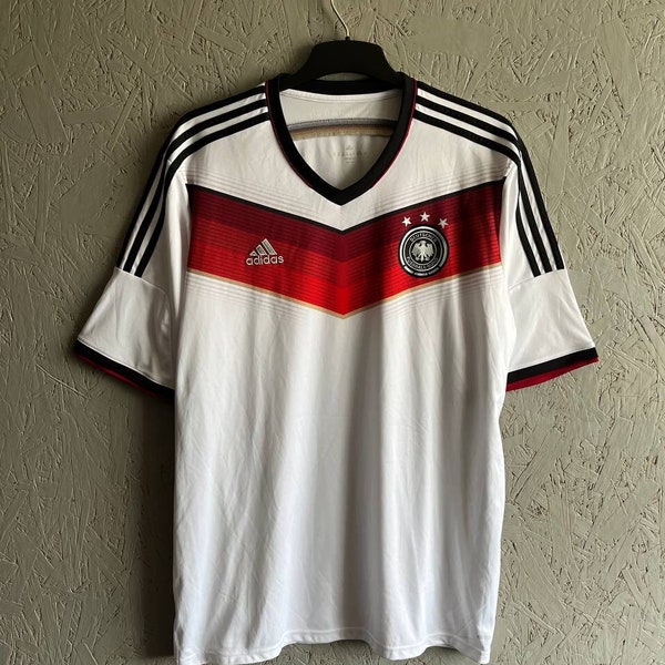 ADIDAS Climacool Deutscher Fussball-Bund 2013 Jersey Shirt Size XL-XXL Color White Red Black