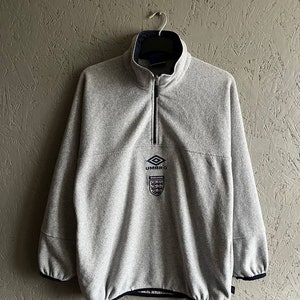 Vintage 90s UMBRO England Half Zip Fleece Jacket Men's Vintage 90s UMBRO England Half Zip Fleece Jacket Men's