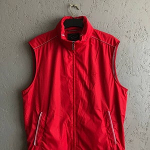 PAUL & SHARK Yachting Gilet Vent Homme Gilets Taille XL-L Rouge