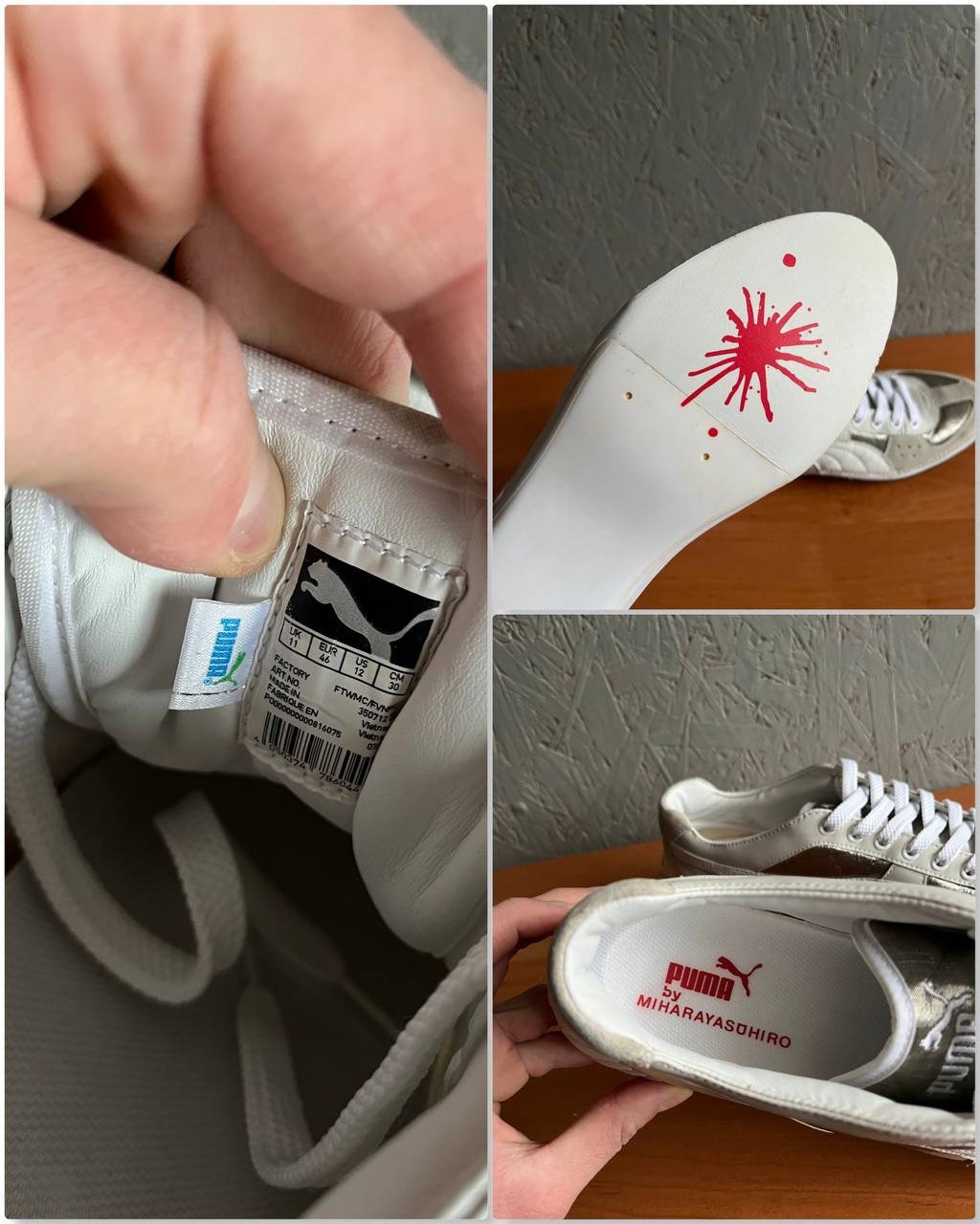 Rare Puma by Mihara Yasuhiro Designer Leather Sneakers-shoes Rare Puma by Mihara Yasuhiro Designer Leather Sneakers-shoes