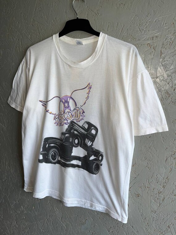 80s Aerosmith エアロスミス　バンT PUMP ©️1989 1989 Aerosmith 