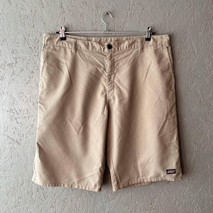 Dickies Men&#39;s Streetwear Hip Hop Shorts Small Logo Größe 50 Farbe Beige