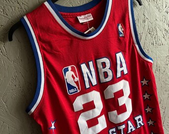 ミッチェルアンドネス　1989オールスター　マイケルジョーダン レッド23 NBA All-Star East Michael Jordan 1989 Authentic Jersey By Mitchell