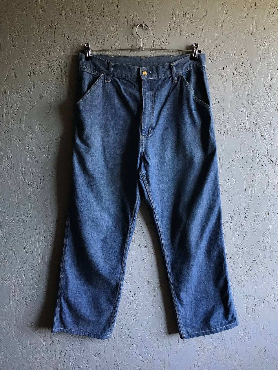 Vintage 90s Denim Jeans Carhartt / Carpenter Trousers / Streetwear