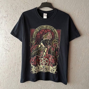 Thy Art Is Murder - Evil Pope Męska koszulka metalowa z nadrukiem Pentagram Duży nadruk Rozmiar L(M) Kolor Czarny