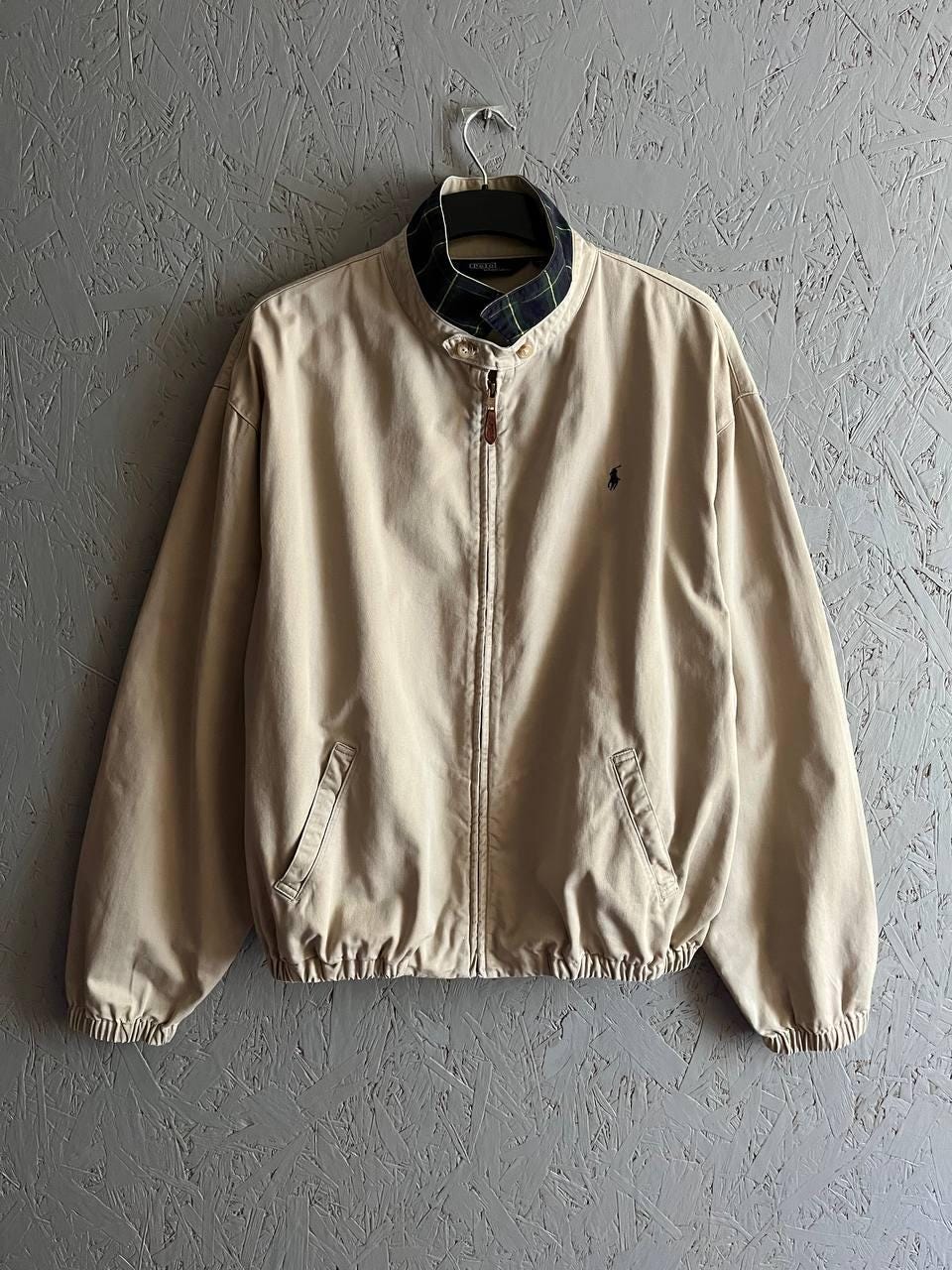Vintage Polo by Ralph Lauren USA Men's Cotton Full Zip Harrington