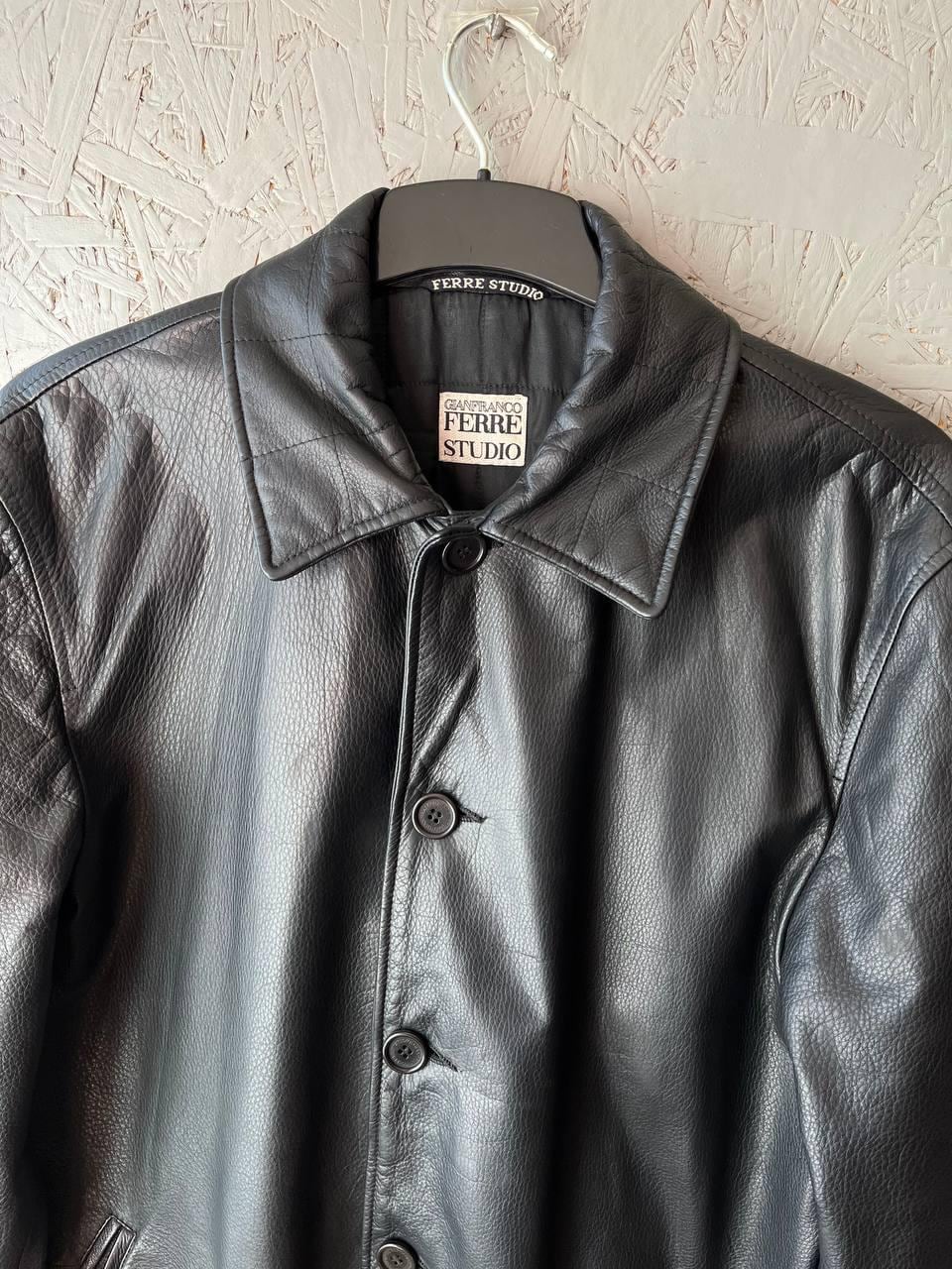 Gianfranco Ferre Leather Jacket - Etsy