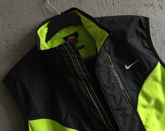 Rare Vintage 90s Nike ACG Fleece Jacket Vest / Fleece Vest