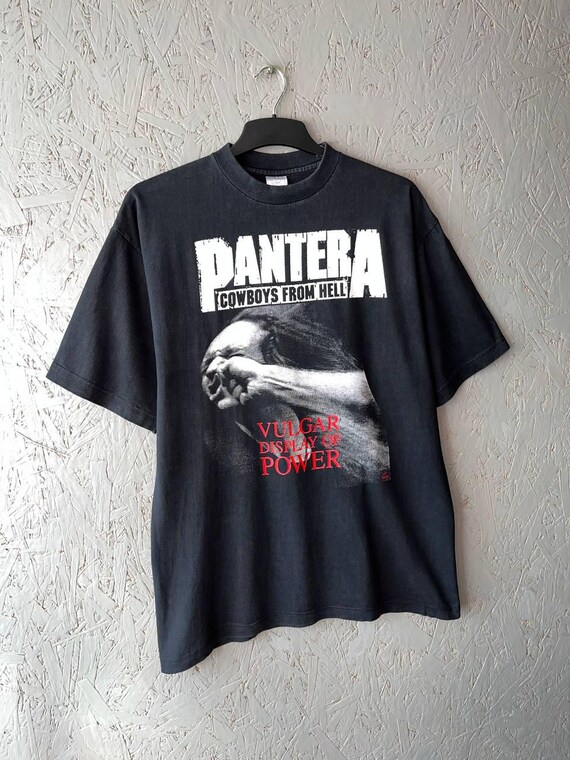 Vintage 90s PANTERA Cowboys From Hell Men's Metal Band T-shirt