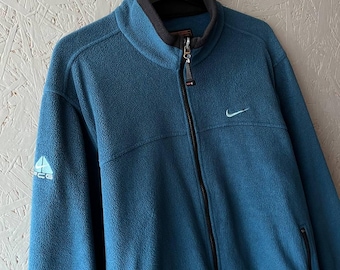 Vintage 90s Nike ACG Men's Outdoor Mountain Full Zip Fleece