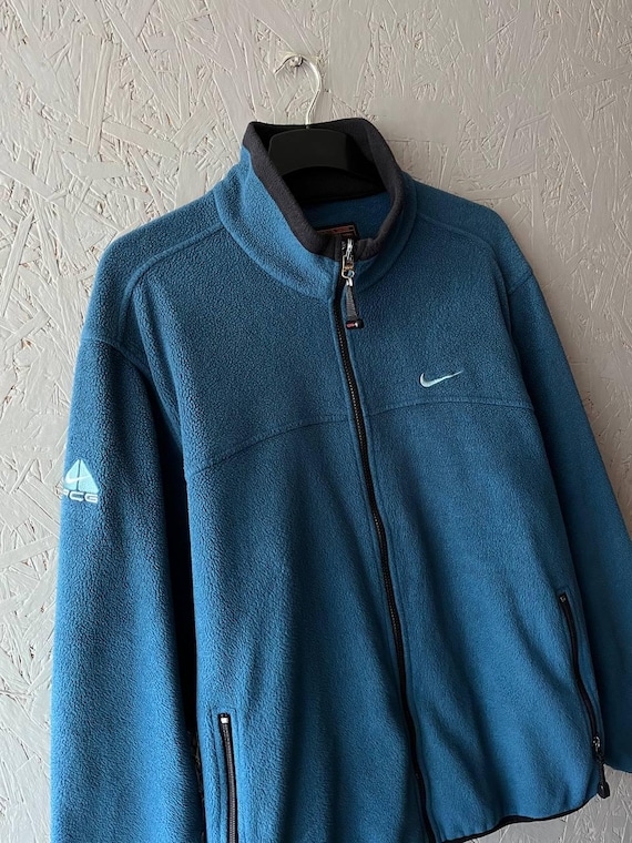 Vintage 90s Nike ACG Men's Outdoor Mountain Full Zip Fleece
