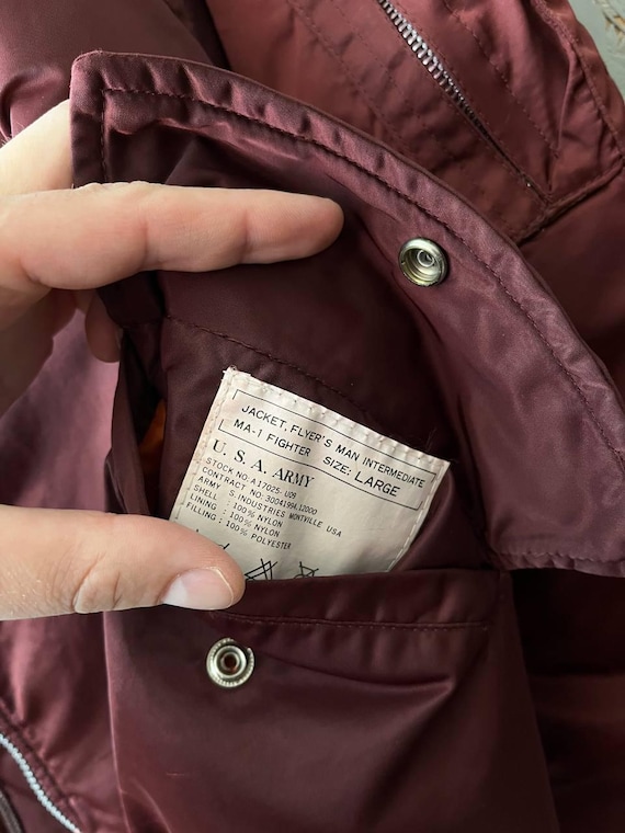 Vintage U.S. Army Flyer's Man Intermediate MA-1 Fighter Bomber