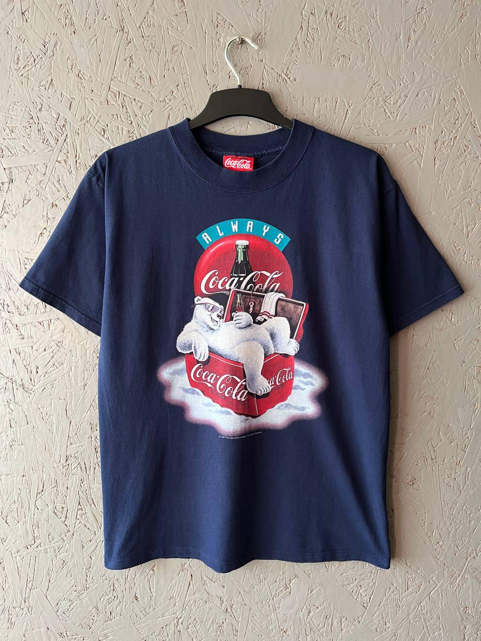 1997年代ヴィンテージ コカ・コーラ カンパニー メンズ Tシャツ Always 
