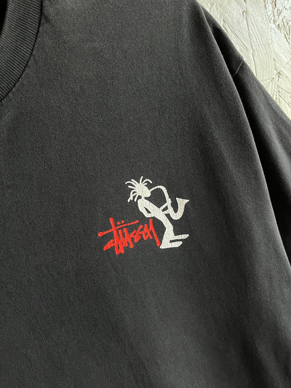 スケートボード 90s' stussy made in USA 80 logo black 90s Stussy graphic made in USA t-shirt | M | Black Skate