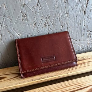 Vintage 80s A.Valentino Designer Luxury Italy Genuine Leather Purse