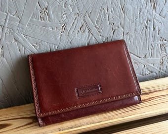 Vintage 80s A.Valentino Designer Luxury Italy Genuine Leather Purse