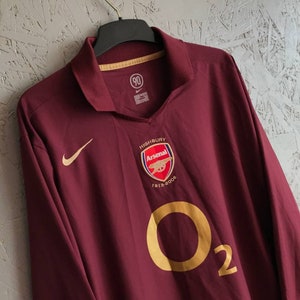 Arsenal アーセナル05-06 ハイバリー長袖ユニフォーム　Мサイズ NIKE アーセナル 05/06 ハイバリーユニフォーム ホーム 長袖 #7.ピレス