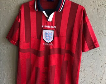 Vintage 90s UMBRO England T-shirt / Rare Football Training T
