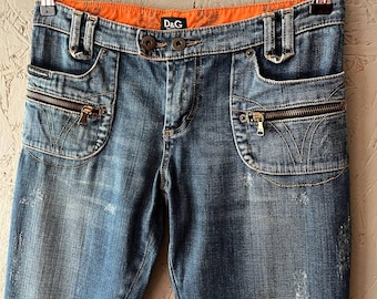Dsquared2 レディース ブルー クロップド ローライズ スキニー