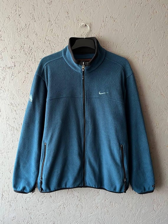 Vintage 90s Nike ACG Men's Outdoor Mountain Full Zip Fleece Jacket
