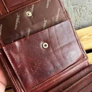 Vintage 80-tals A.Valentino Designer Lyxig Italiensk Läderväska bild 5