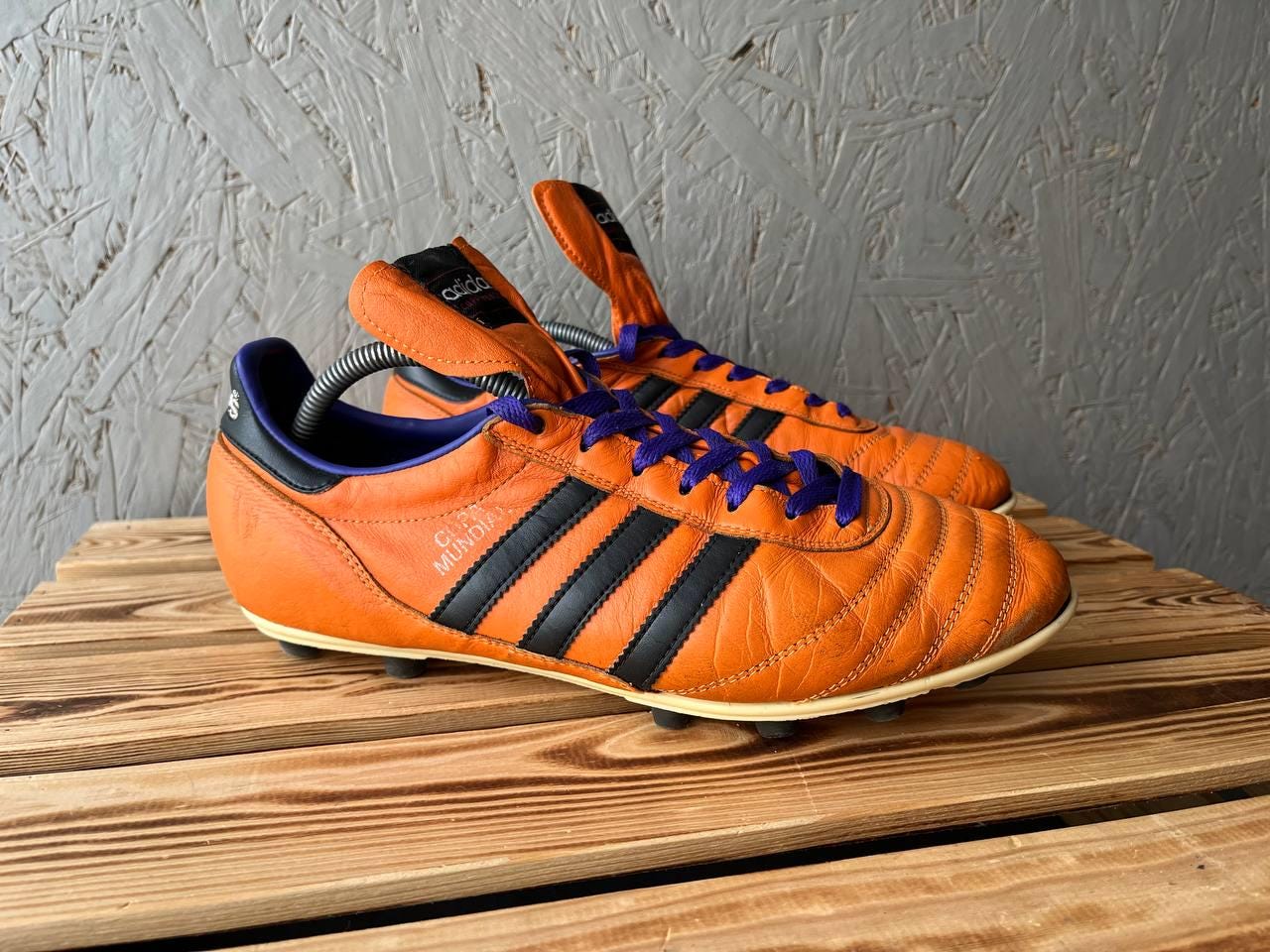 Vintage ‘05 Men’s adidas ‘66  World Cup black soccer shoes indoor turf size 9.5 adidas World Cup In Men main image 3