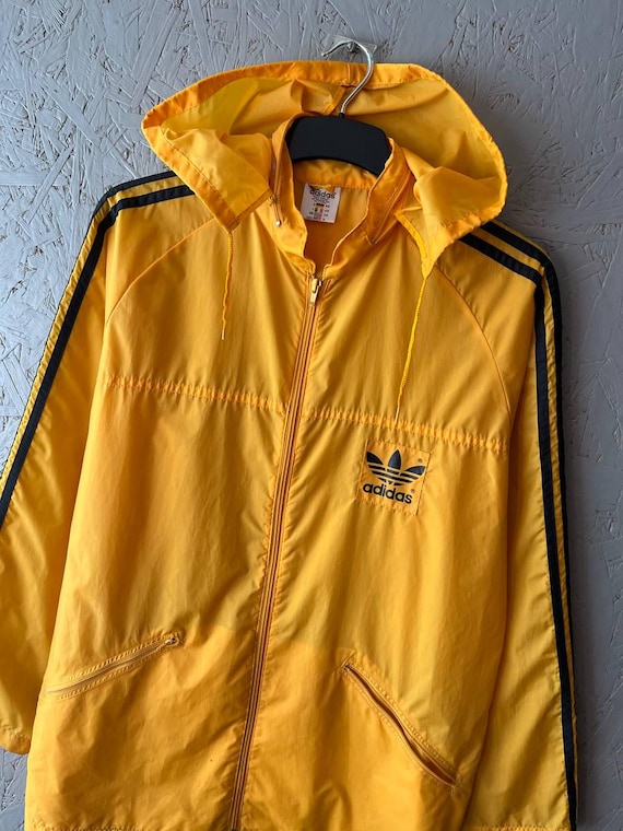 Vintage 80-90s Adidas Originals Men's Zip Track Jacket Windbreaker