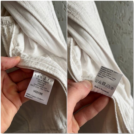 Rare SANDRO Paris Women's Heavy Cotton Pockets Zi… - image 10