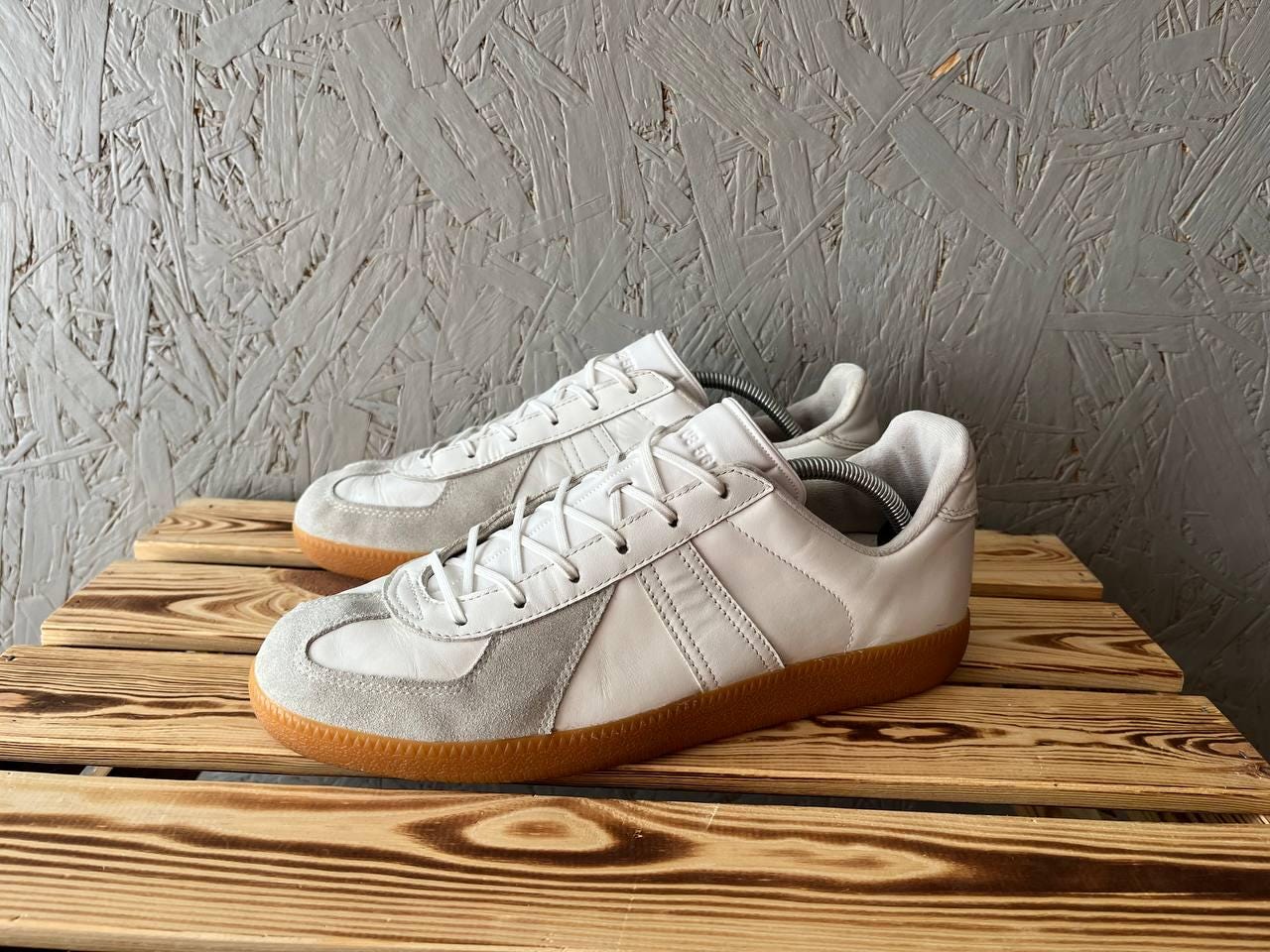 Vintage BW-SPORT Army Germany Running Trainers Leather Sneakers