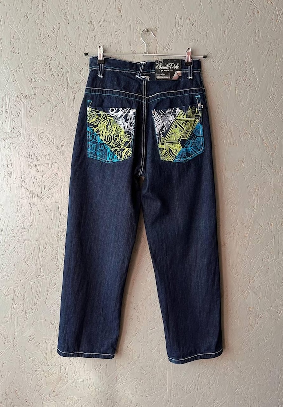 SOUTH POLE Hip Hopサウスポール　ヒップホップデニムパンツ　刺繍 SOUTH POLE 大きいサイズ メンズ SOUTHPOLE サウスポール デニム