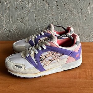 Vintage 90s ASICS GEL Korea Sneakers Men&#39;s Rare Running Trainers Shoes Size 9 1/2 Multicolor