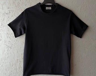 Rare Yohji Yamamoto Men's Japanese Heavy Cotton T-Shirt Size 3 Color Black