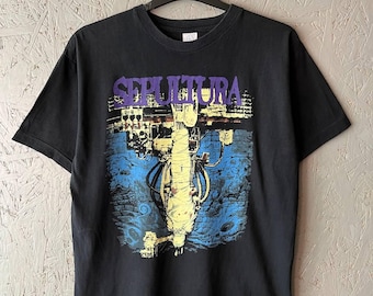 Vintage 90's Blue Grape Sepultura Chaos A.D. Zip-up Hoodie - Etsy