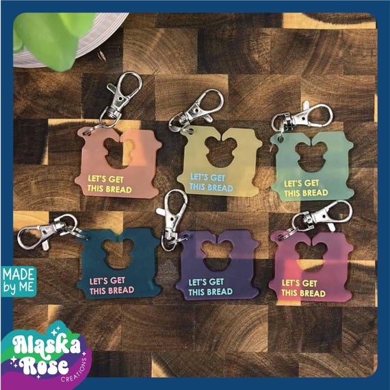 Let's Get This Bread Keychain