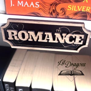 Handgemaakt houten romantisch boekenbord: magnetisch boekenplankdecor