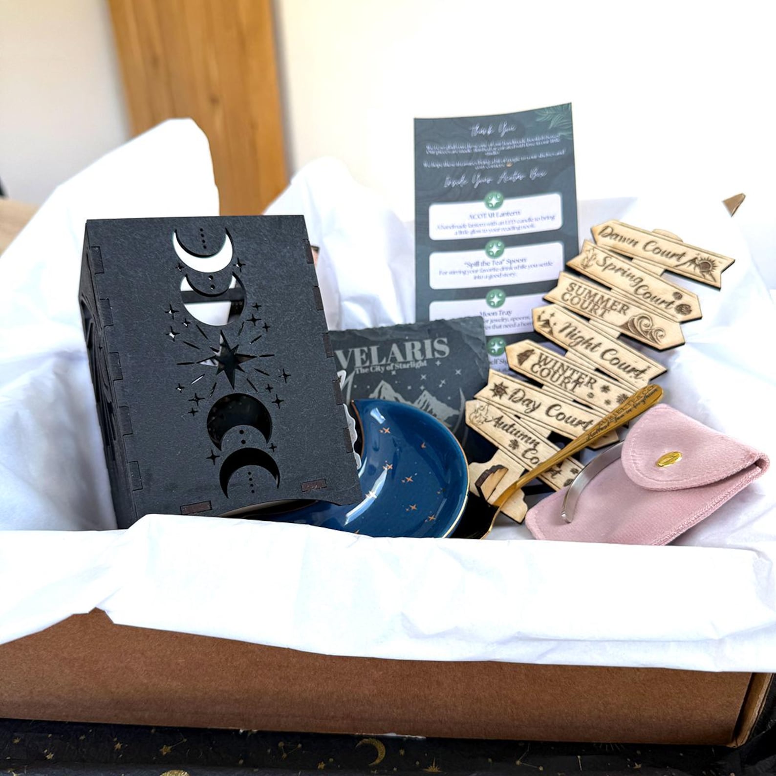 ACOTAR Bookish Boxes, Limited Edition Handmade Velaris Treasures ...