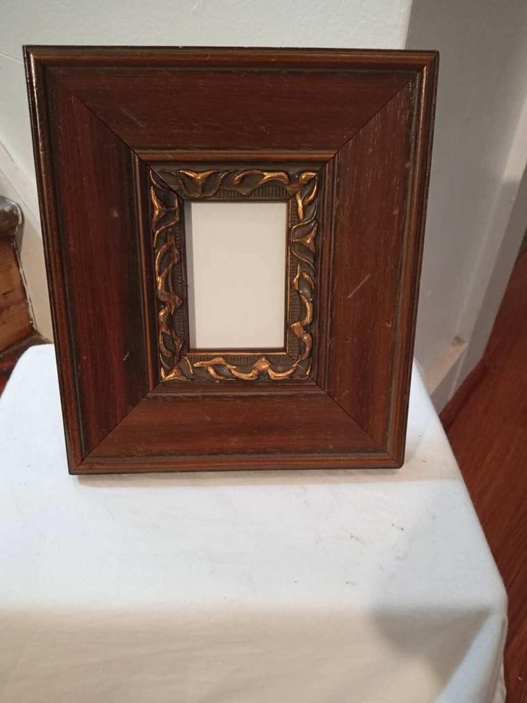 Cubiits handmade Wooden Wallet Size Picture Frame Etsy