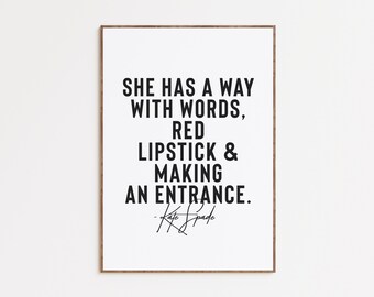 Kate Spade Quotes Printable - Etsy Canada
