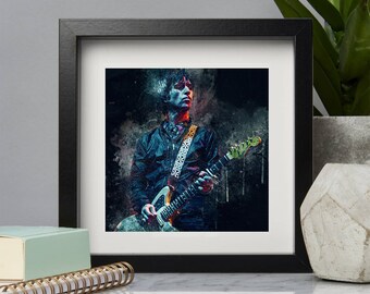 Lámina de Johnny Marr: Manchester Apollo, Arte mural musical