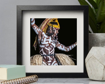 Grace Jones - Impresión original de alta calidad