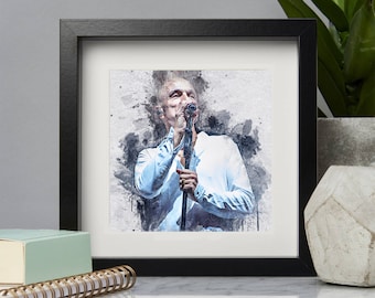 Impresión original de alta calidad de Tim Booth de James