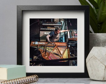 Lámina musical de Nils Frahm, arte mural para decoración del hogar