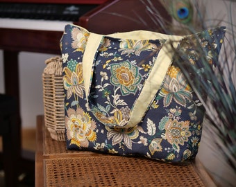 Floral Handmade Tote Bag
