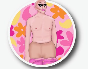 Trixie Mattel - De-Dragging || Drag Queen Sticker!