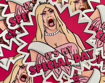 Jimbo My Special Day, Queer Friends Sticker Drag Queen Wedding
